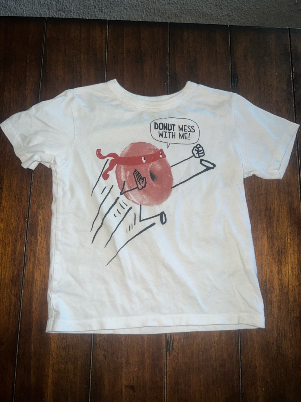 🎉🎉 5 for $20 🎉🎉The Children's Place White Tee with Red Donut Graphic